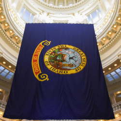 The 2025 Statesman of the Year flag