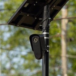 What the Flock is Going On, Anyway? Image of an automated license plate reader camera manufactured by Flock Safety.