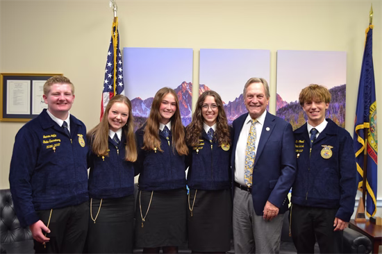 THE SIMPSON STANDARD: July 19th, 2026 4 Simpson meeting with Idaho FFA officer team