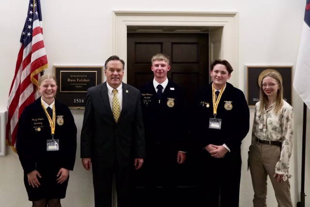 Congressman Fulcher's Legislative Update: July 23, 2026 8 Fulcher welcomes Idaho FFA students to Washington, D.C.