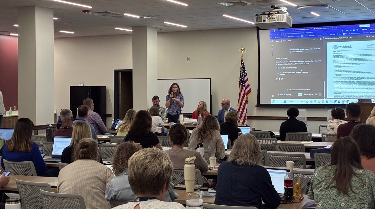 MCGRANE: Behind Every Idaho Election 2 Secretary McGrane at the 2026 Idaho Association of County Recorders and Clerks Conference in Lewiston, Idaho