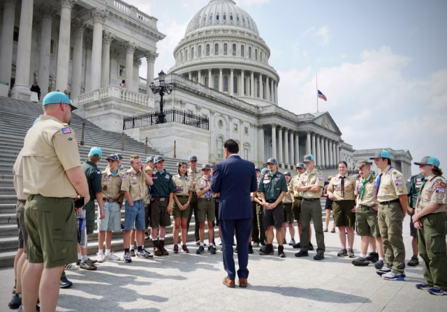 Fulcher meets with Mountain West Council's National Jamboree contingent