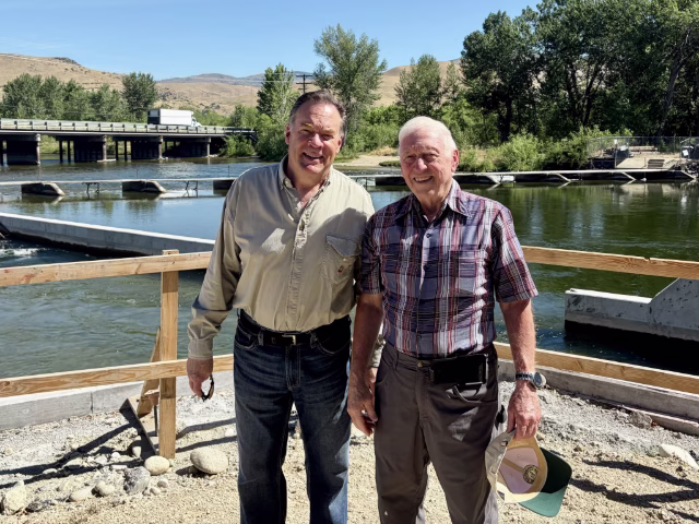 Fulcher tours the Ridenbaugh Canal with the Nampa and Meridian Irrigation District