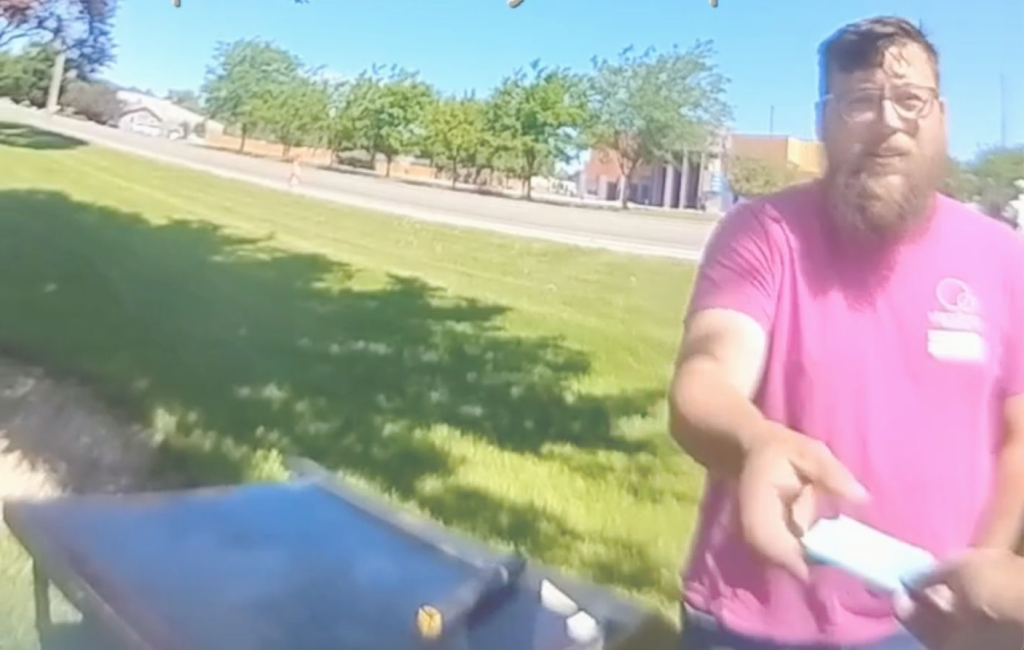 Nampa police trespass pro-life activist from pride event while satanists gloat