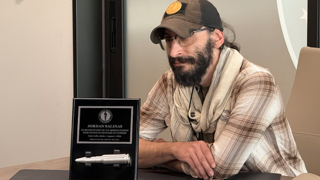 Twin Falls Hero Jordan Salinas Honored by Money Metals With Silver Bullet