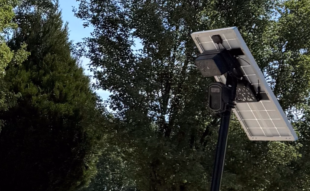 Automatic license plate reader (ALPR) camera on Linder Road in Eagle, Idaho