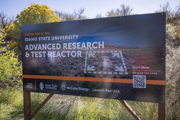 Site of the planned Idaho State University NuCube Advanced Research and Test Reactor