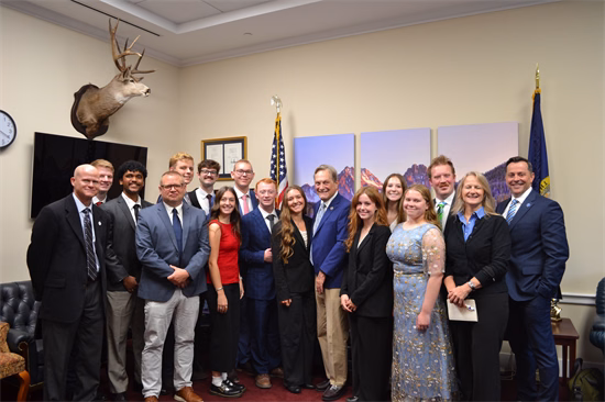 THE SIMPSON STANDARD: September 27th, 2026 3 Rep. Mike Simpson meets with BYU-Idaho students about internship opportunities