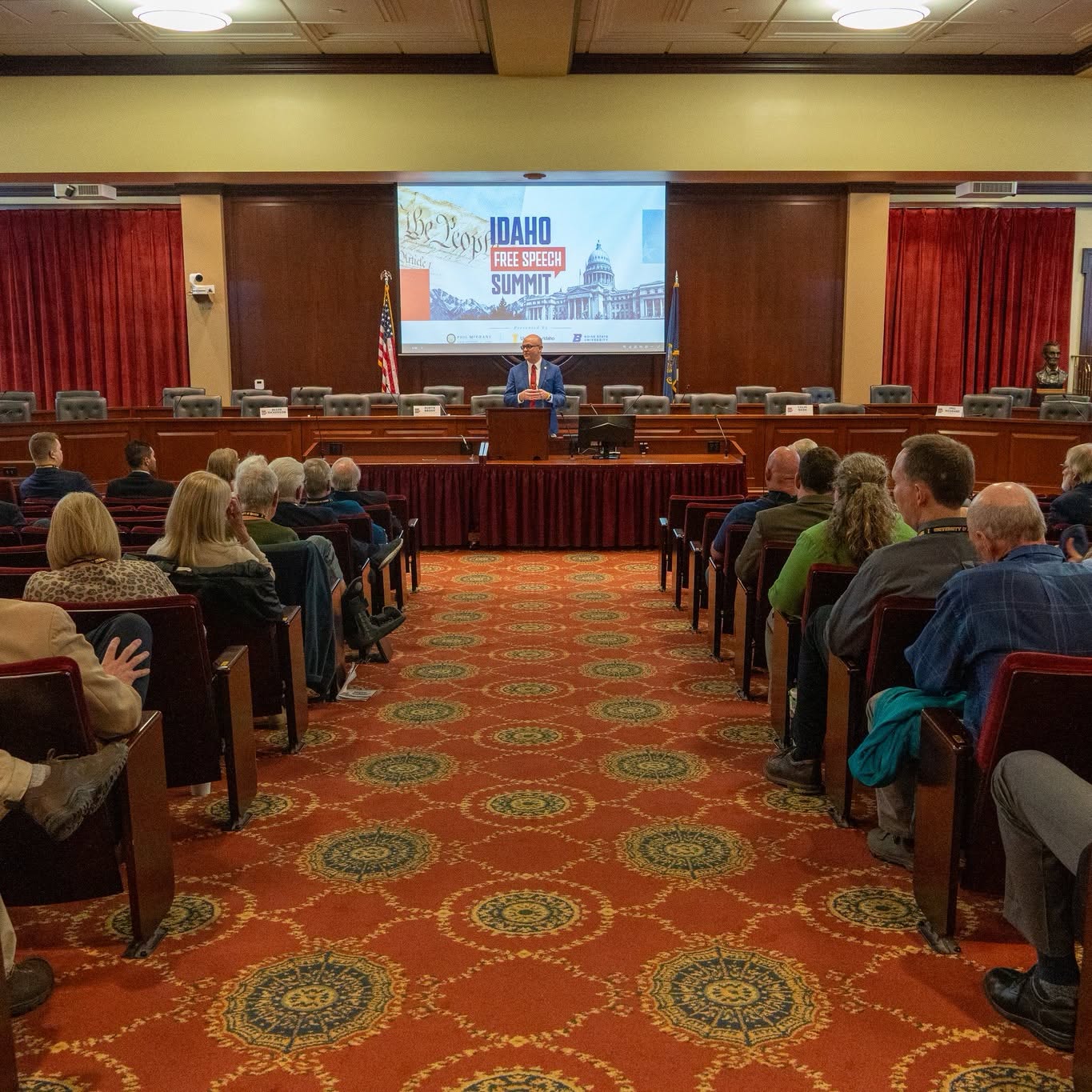 Idaho Free Speech Summit at the Idaho Capitol